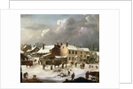 Winter Scene in Brooklyn by Francis Guy