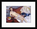 Girl with Apple, 1909-10 by William James Glackens