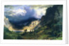 A Storm in the Rocky Mountains - Mt. Rosalie, 1866 by Albert Bierstadt
