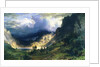 A Storm in the Rocky Mountains - Mt. Rosalie, 1866 by Albert Bierstadt