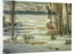A Morning Snow - Hudson River, 1910 by George Wesley Bellows