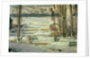 A Morning Snow - Hudson River, 1910 by George Wesley Bellows