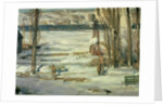 A Morning Snow - Hudson River, 1910 by George Wesley Bellows
