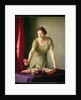 Girl Arranging Flowers, 1922 by William McGregor Paxton