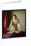 Girl Arranging Flowers, 1922 by William McGregor Paxton