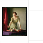 Girl Arranging Flowers, 1922 by William McGregor Paxton