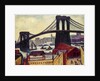 View of Brooklyn Bridge by Samuel Halpert