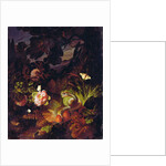 Flowers, Snake and Butterflies by Otto Marseus van Schrieck