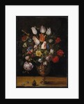 Flowers in a Vase by Kasper or Gaspar van den Hoecke