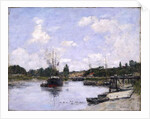 The Port, Saint-Valery-sur-Somme, 1892 by Eugene Louis Boudin
