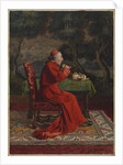 Cardinal Taking Tea by Leo Hermann