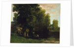 The Edge of the Pool 1867 by Gustave Courbet