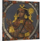 Atahualpa 14th and last Inca King, mid-18th century by School Peruvian