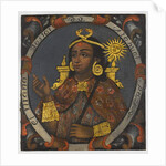 Atahualpa 14th and last Inca King, mid-18th century by School Peruvian