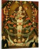 Virgin of Pomata with St. Nicholas of Tolentino and St. Rose of Lima by School Peruvian