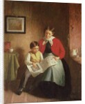 Mother and Boy with Picture Book, 1868 by Platt Powell Ryder