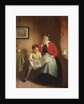 Mother and Boy with Picture Book, 1868 by Platt Powell Ryder