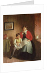 Mother and Boy with Picture Book, 1868 by Platt Powell Ryder