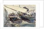 Boats Drawn Up by John Singer Sargent