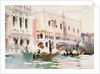 From The Gondola by John Singer Sargent
