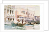 From The Gondola by John Singer Sargent