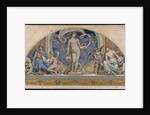 Rome, Representative of the Arts: design for decoration in Bowdoin College, 1894 by Elihu Vedder