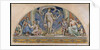 Rome, Representative of the Arts: design for decoration in Bowdoin College, 1894 by Elihu Vedder
