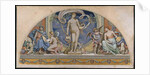 Rome, Representative of the Arts: design for decoration in Bowdoin College, 1894 by Elihu Vedder