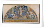 Rome, Representative of the Arts: design for decoration in Bowdoin College, 1894 by Elihu Vedder
