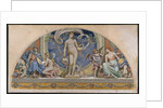 Rome, Representative of the Arts: design for decoration in Bowdoin College, 1894 by Elihu Vedder