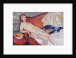 Nude with Apple, 1909-10 by William James Glackens