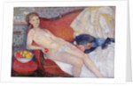 Nude with Apple, 1909-10 by William James Glackens
