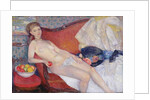 Nude with Apple, 1909-10 by William James Glackens