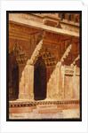 Curiously Wrought Red Sandstone Arches, Fort Agra, India, c.1885-95 by Edwin Lord Weeks