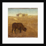 Evening Glow, the Old Red Cow, early to mid 1870s by Albert Pinkham Ryder