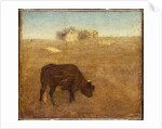 Evening Glow, the Old Red Cow, early to mid 1870s by Albert Pinkham Ryder