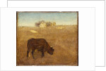 Evening Glow, the Old Red Cow, early to mid 1870s by Albert Pinkham Ryder