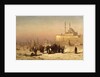 On the Way between Old and New Cairo, Citadel Mosque of Mohammed Ali, and Tombs of the Mamelukes, 1872 by Louis Comfort Tiffany