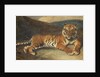 Tiger Reclining by Antoine Louis Barye