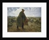 Shepherd Tending His Flock by Jean-Francois Millet