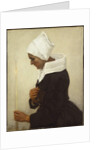 Breton Peasant Woman Holding a Taper, c.1869 by Jules Breton