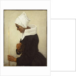 Breton Peasant Woman Holding a Taper, c.1869 by Jules Breton