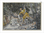 Zaccheus in the Sycamore Awaiting the Passage of Jesus by James Jacques Joseph Tissot