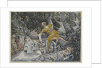 Zaccheus in the Sycamore Awaiting the Passage of Jesus by James Jacques Joseph Tissot