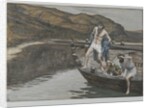 Saint Peter Alerted by Saint John to the Presence of the Lord Casts Himself into the Water by James Jacques Joseph Tissot