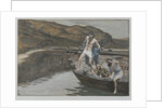 Saint Peter Alerted by Saint John to the Presence of the Lord Casts Himself into the Water by James Jacques Joseph Tissot
