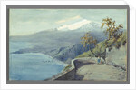 View of Mount Etna from Taormina, Sicily, 1925 by Charles King Wood