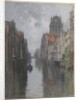 Behind the Groote Kirk, Dordrecht, c.1880s by Francis Hopkinson Smith