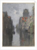 Behind the Groote Kirk, Dordrecht, c.1880s by Francis Hopkinson Smith