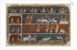 Page from a Dispersed Bhagavata Purana Series, c.1680 by Indian School